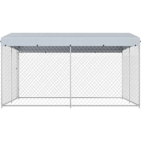 Maison Exclusive - Canile da Esterno con Tetto 382x382x225 cm (1/5)