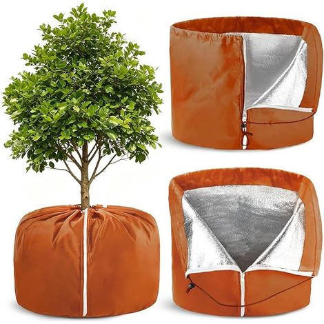 45×50CM Protection Pot De Fleur Hiver, Protege Pot Exterieur Sac Antigel (1/5)