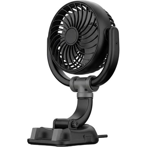 5V USB Powered Car Fan with Phone Holder and Adjustable Levels (1/4)
