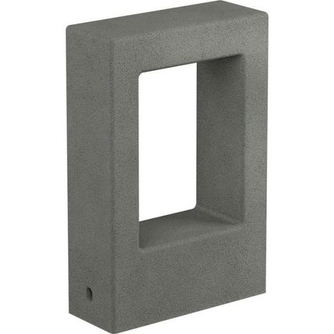 Borne led redo group sander 91160 91161 91162 ip65 h30 en béton, aluminium et verre, couleur gris foncé (1/5)