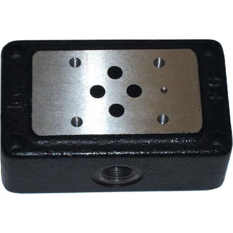 Conector ES-3-D-3/8-L racor lateral A+T+B+P EUROFLUID ES3D38L1