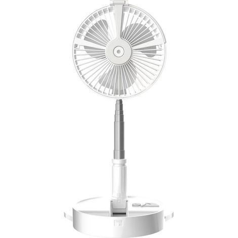 AMXCNOY H9 Faltbarer tragbarer Ventilator, multifunktionaler wiederaufladbarer Luftbefeuchter und Vernebler mit integriertem Nachtlicht und USB-Netzteil (1/5)