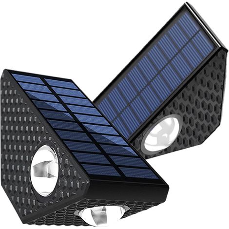 Solaires Murales pour lExtrieur 2 Pices De Luminaires (1/5)