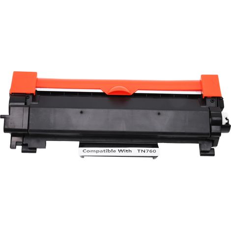 US-Version der Tonerkartusche, Ersatzkartusche für DCP L 2550DW Drucker, Schwarz, 3000 Seiten, passend für TN760, 40 g (1/5)