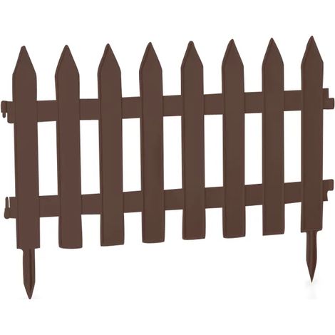 Recinzione da giardino Prosperplast 3,5 m, colore marrone classico.