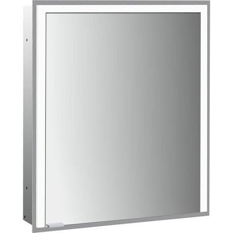 emco prime 3 armario con espejo, 600mm, 1 puerta con tope a la
