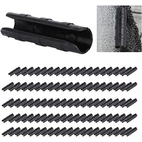 Clips pour Serre, 100 Pièces, Accessoires de Fixation en Noir, Matériel de Jardinage pour Installation de Serre (1/5)