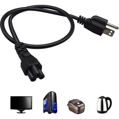 Câble d'alimentation de 1 m, connecteur 5-15P vers IEC320, câble d'alimentation mâle-femelle en PVC (1/4)