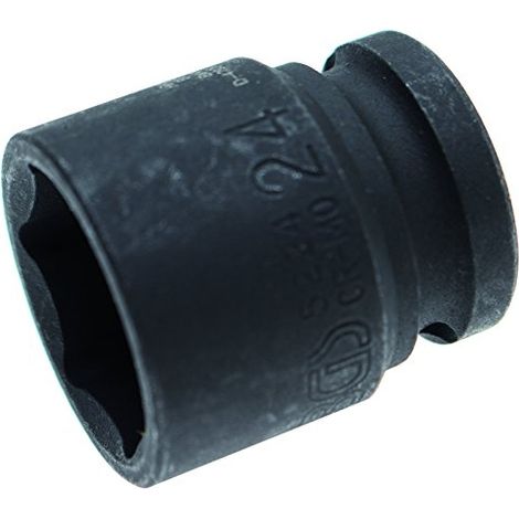 BGS TECHNIC - DOUILLE À CHOC 24MM 1/2'' COURTE HEXAGONALE (1/2)