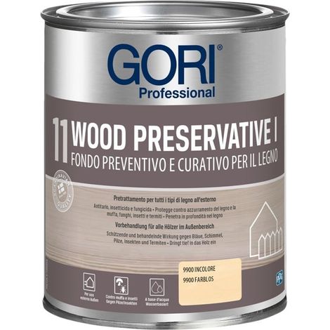 GORI 11 WOOD PRESERVATIVE I fondo preventivo e curativo per legno (1/4)