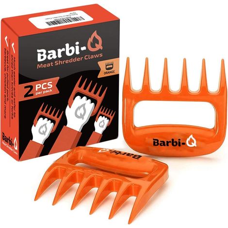 Griffes pour Viande - Paire de Fourchettes pour Déchiqueter Porc Fumé Barbecue Fumoir - Résistant à la Chaleur 230 °C - Sans BPA - Set de 2