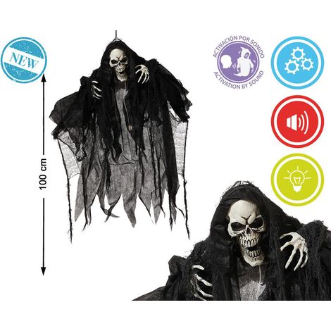 BigBuy Scheletro Appeso grigio 100 cm Halloween
