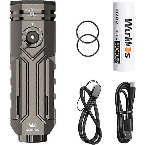 Wurkkos HD02 3200 Lumen Wiederaufladbare LED-Camping-Taschenlampe mit Magnetfuss, Faltlaterne, vielseitige Outdoor-Taschenlampe (1/5)