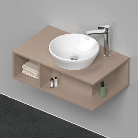 Lavabo consola Duravit D-Neo, suspendido, Compact, 800x260x480mm,