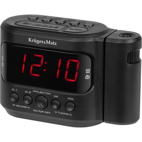 Radio-Reveil - Simulateur Aube - Alimentation Secteur Et Piles - Noir - 1 Unite