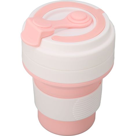 Tasse à café pliable 350 ml, design pliable, silicone sûr et durable, étanche et résistant à la chaleur, tasse de voyage portable (1/5)