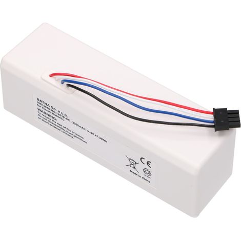 Extralink, Batería de repuesto compatible con Xiaomi Robot 1C INR18650 MA1-4S1P-SC, 3200 mAh, 47,36 Wh, batería para robot limpiador, recargable, batería de repuesto