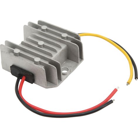 Convertisseur abaisseur DC-DC 72V (30-90V) vers 12V 3A, module étanche en aluminium, sorties câblées double côté, modèle JZ1L721203, alimentation réduite pour camping-car et véhicules. (1/5)
