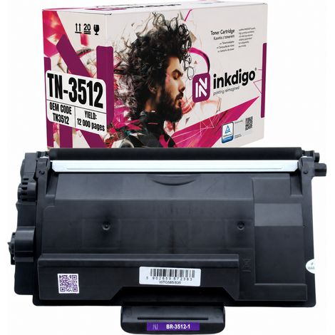 Inkdigo Toner TN3512 kompatibel mit Brother DCP-L6600DW HL-L6250DN TÜV-zertifiziert (1/5)
