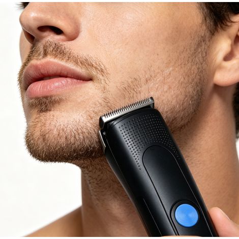 Tondeuse à cheveux Aigostar 5W 500mAh rechargeable, kit barbe corps ergonomique durable, pratique pour usage domestique