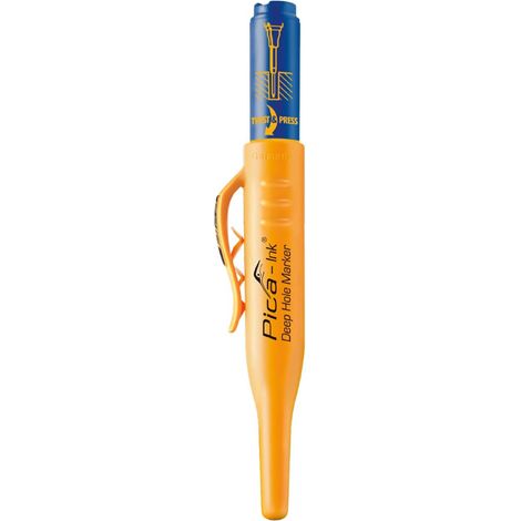 Pica INK Deep Hole Marking Pen Trade Blue Permanent Marker 2mm Thin Nib 150-41