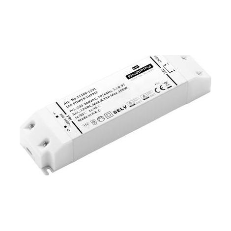 Dehner Elektronik SS 100-12VL transformador blanco 100W