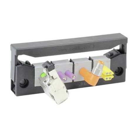Barrette d'entrée de câble Icotek KEL-QUICK E4 42423 Polyamide noir 1 pc(s) X858331