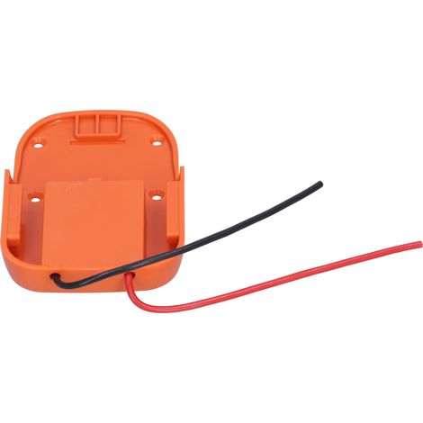 Adaptateur Batterie avec Orifice de Fixation, Connecteur d'Alimentation pour Perceuses RIDGID 18V / AEG 18V, Base de Charge Universelle (1/5)
