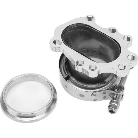 8-Loch-Turbo-Downpipe-Flansch, 2,5-Zoll-Edelstahl-V-Flansch-Umrüstadapter für T25, T28, GT25 und GT28 (1/5)