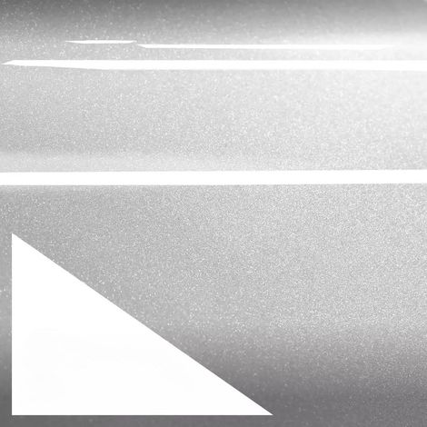Pellicola adesiva lucido metallizzato Comet silver APA made in Italy car wrapping h152 Misura - 152cm x 100cm