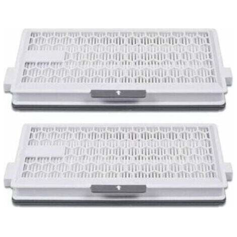 Filtre HEPA Airclean Plus 50 pour aspirateurs Miele Complete C3 Powerline, S8340 et Air Clean SF-HA 50 compatibles avec les modèles Complete C2, C3, Compact C1 et C2-2. 2 pièces détachées incluses. (1/5)
