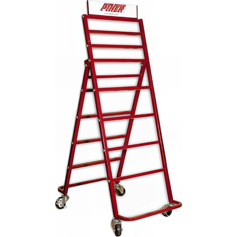 Piher – Support de serre-joints à roulettes en métal – Structure métallique rigide – Charge importante – Dimensions Ht.152 x l.54 x P.cm