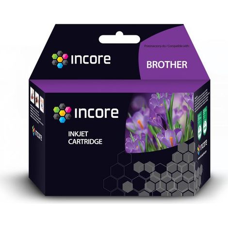 INCORE Tinte für Brother (LC985Y) Gelb 25 ml mit Chip