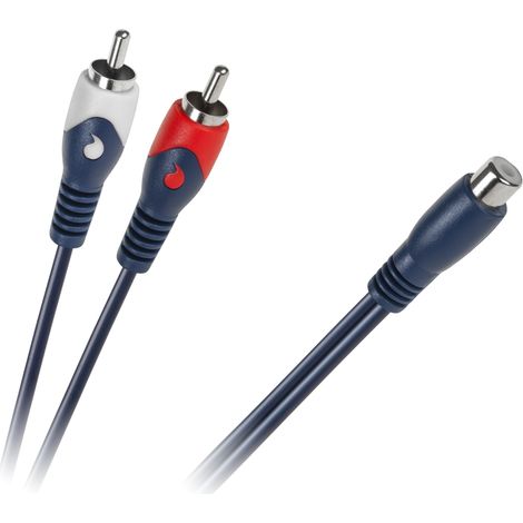 KPO2616 Kabel 1 x RCA-Buchse - 2 RCA-Stecker 0,2 m