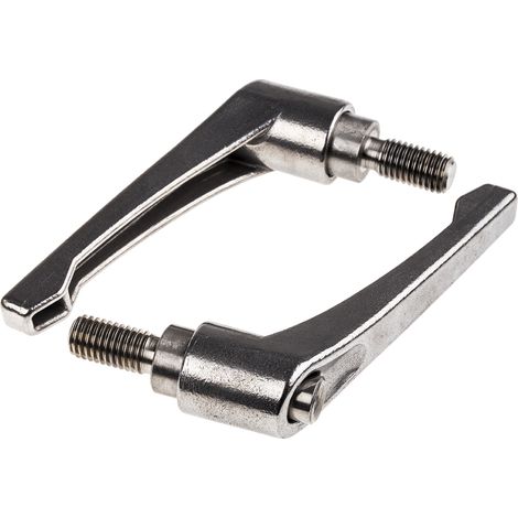 Levier de serrage RS PRO, , filetage M12, Mâle L. 25mm ( Prix pour Sachet de 2 )