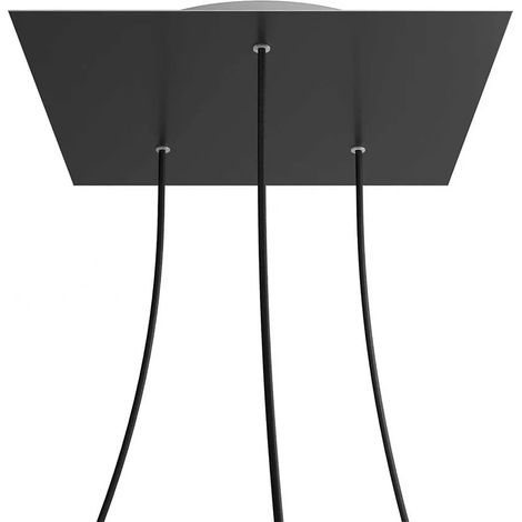 Lámpara creative-cables rose-one square metal 45x45 cm (1/3)
