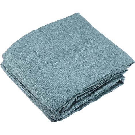 2 pièces Rideaux occultants anti-moisissure épais et durables pour chambre et salon, vert foncé (2)