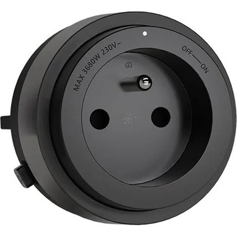 GONEO Adaptateur 230V Noir - Pour GONEO Rail de prise électrique (1/5)