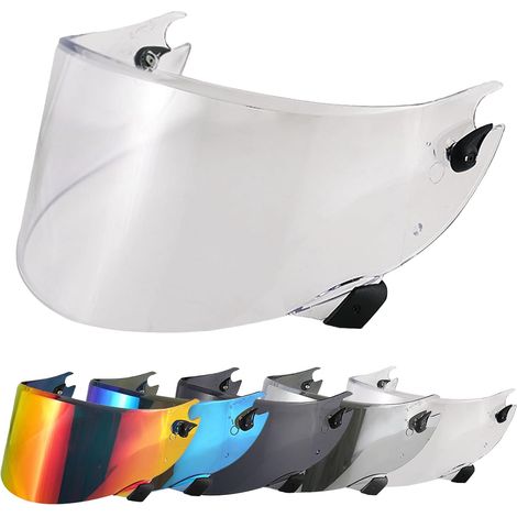 Motorcycle Helmet Visor for Race R Pro GP Speed R Race-R Pro GP Helmet Visor, Replacement Motorcycle Wind Shield Helmet Lens Visor for Full Face Helmet (1/5)