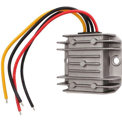 Convertisseur de tension 24V vers 12V, régulateur abaisseur DC 18-36V à 12V 120W 10A, étanche, pour camping-car, bateau et LED. (1/4)