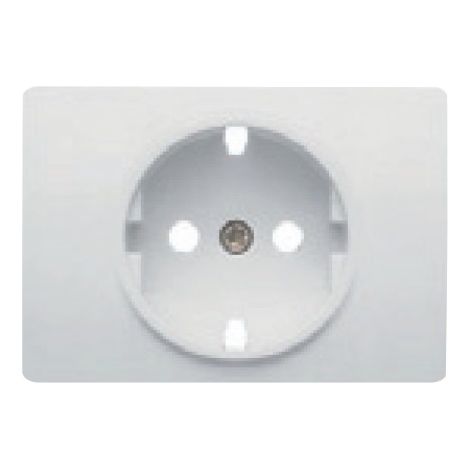 Abdeckung für Stecksockel 2P + TT WHITE BJC Coral 21724
