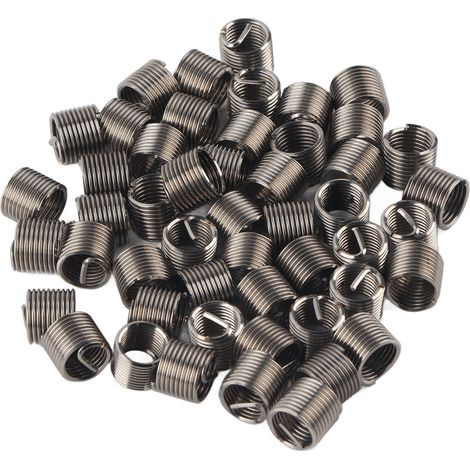 50 inserts filetés mâles et femelles réducteurs pour écrous, outil de réparation, fixation en acier inoxydable M10x1,251,5D (1/5)