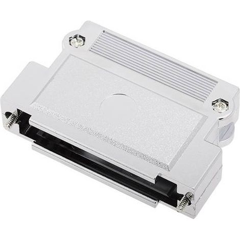 encitech DFCK 37-M-K 1520-0105-04 Guscio SUB-D Numero Poli (num): 37 Plastica metallizzata 180 ° Argento 1 pz.