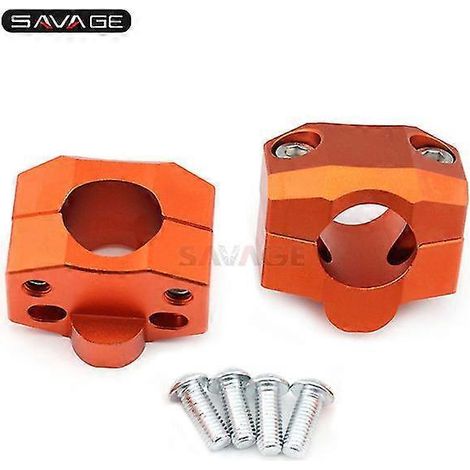 Lenkererhöhungen für Honda CB1000R, CB 500F, CB500X, CB650R (2019–2021) – Clip-Adapter – Motorradzubehör – Erhöhte Höhe um 20 mm – Orange
