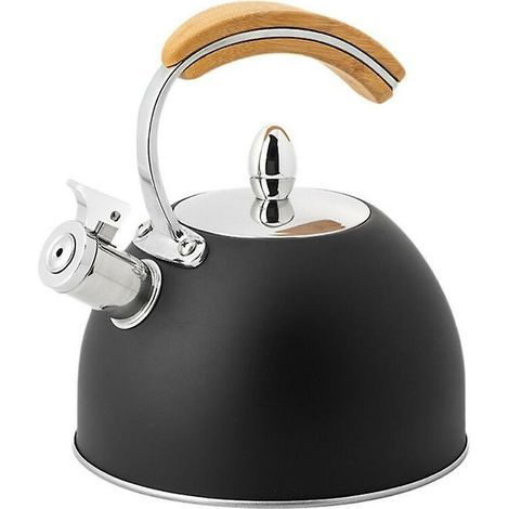 1 Pc 3L Sifflement Bouilloire En Acier Inoxydable Bouilloire Cuisinière Bouilloire Bouilloires À Eau (1/4)