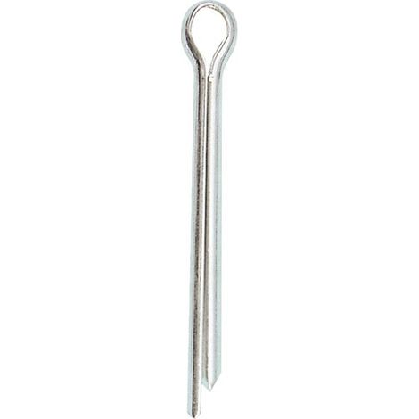 Pasador de acero zincado con muesca ø1.2mm largo 20mm blíster 20 - Chapuis