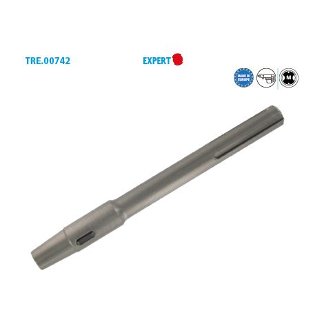Porte trépan pour trépan carbure SDS Max cône 1/8 L. 220 mm - 74220 - Leman