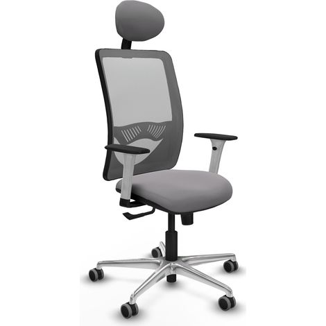 Chaise de bureau piqueras y crespo Zulema blanc mousse haute qualité (1/2)