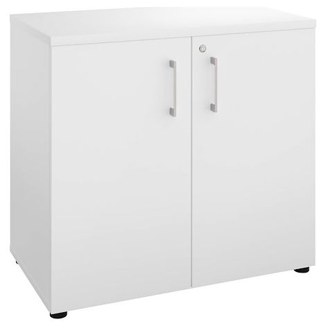 Armoire hauteur bureau ARCH H 75 x L 80 cm - blanc - Maxiburo