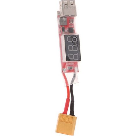 Convertisseur de Batterie au Lithium Lipo 2S-6S Vers Chargeur USB avec Carte Adaptateur D'Affichage de Tension Pour ProtéGer les FonctionnalitéS Du
